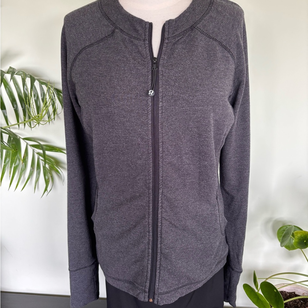 Lululemon Charcoal Full-Zip Jacket
